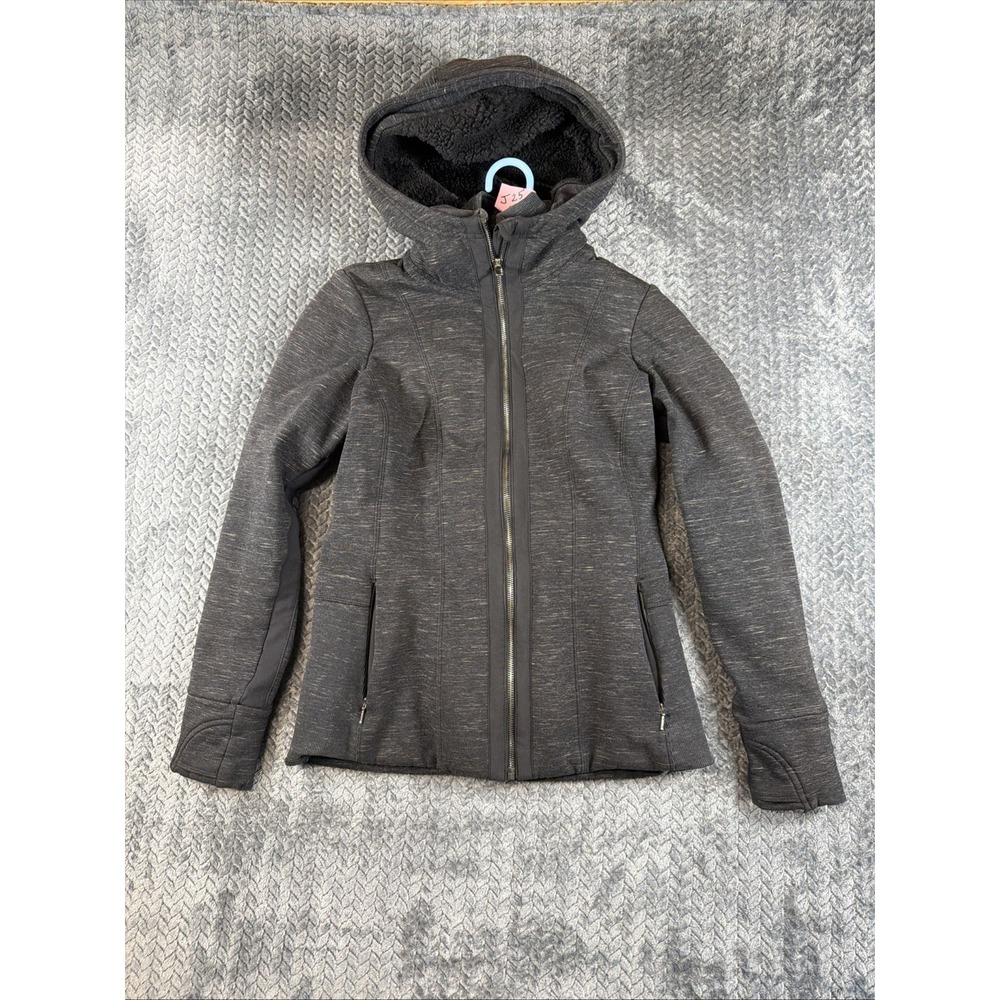 Athleta Hoodie Sweatshirt Mens Medium‎ Black Full Zip Hooded Jacket Casual